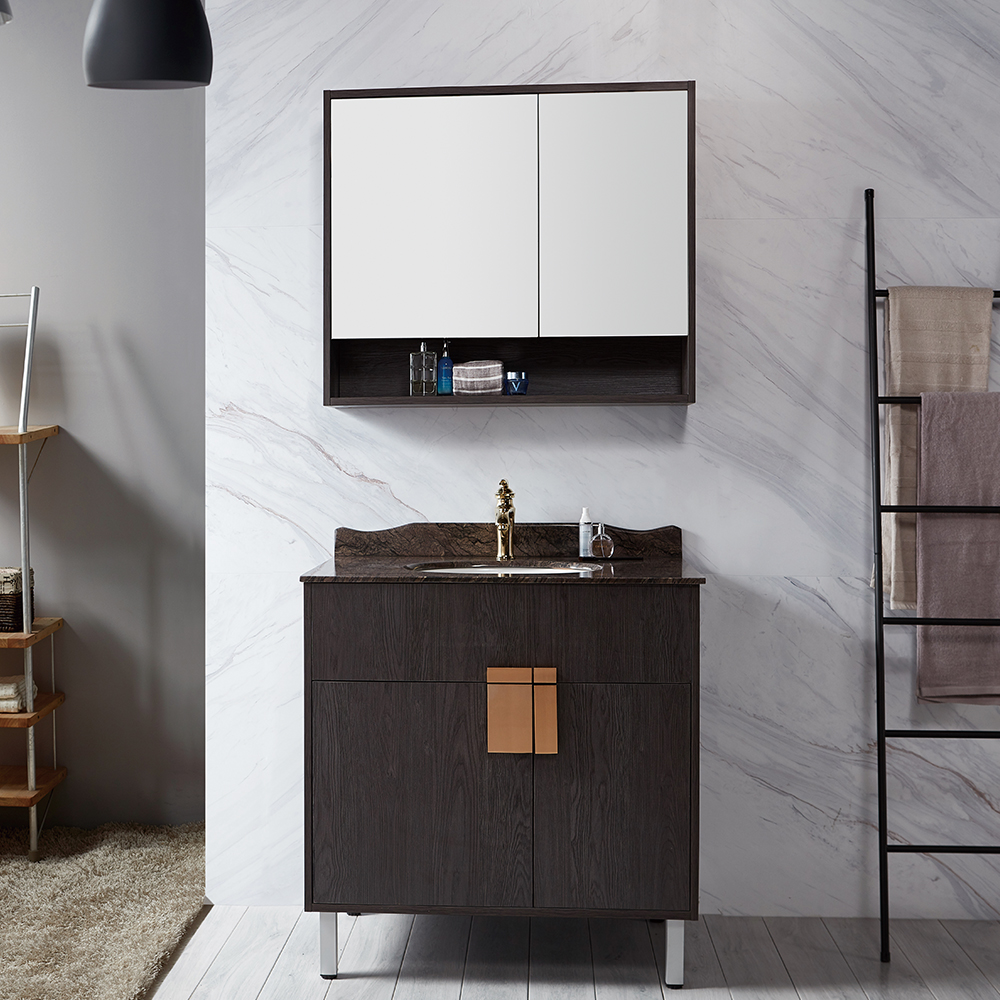 bathroom storage cabinet with sink modern solid wood bathroom